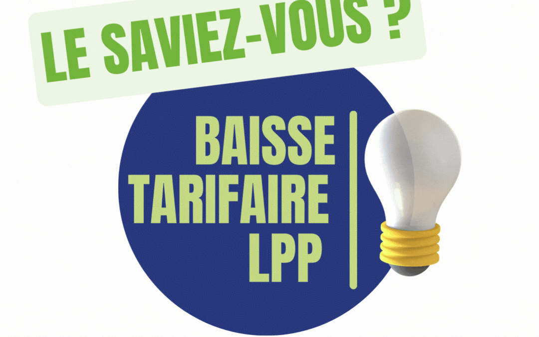 Baisse de la LPP 2023